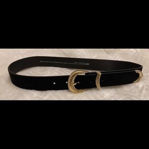 Black Belt With Gold Accents